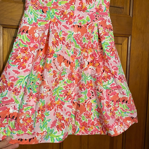 Lilly Pulitzer Strapless Ferra Dress in Call Me Kitty size 2 - Picture 11 of 12
